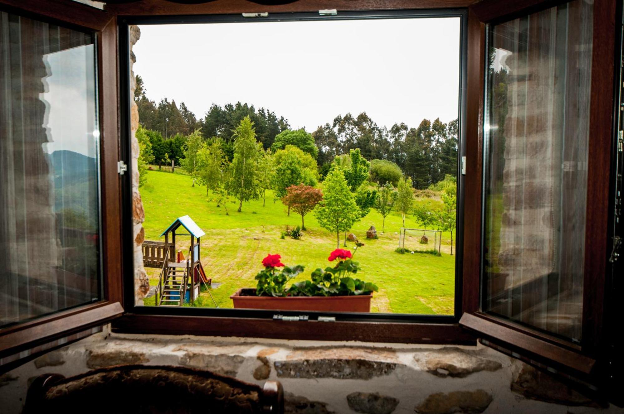 Apartamentos Rurales Larrago Busturia Bagian luar foto